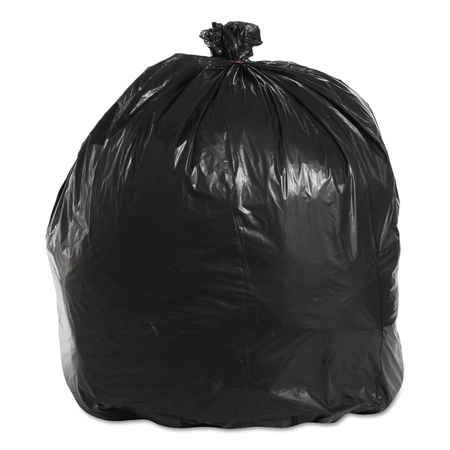 Boardwalk Low-Density Recycling Can Liners in Black, 45-Gallon Capacity, 1.6 Mil Thickness, 40 X 46 Size, 100 Pieces per Carton - BWK521