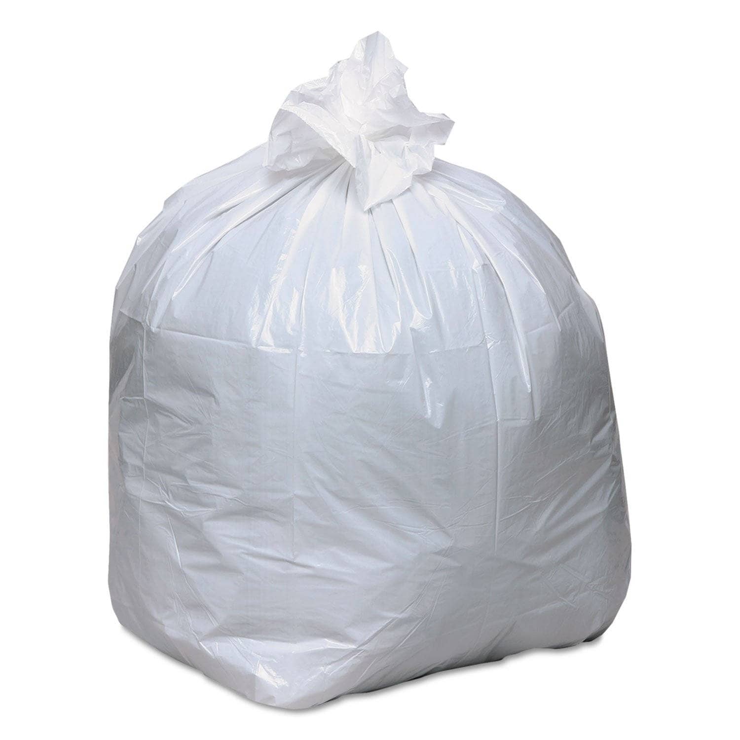 Recycled 13 Gal White Earthsense Tall Kitchen Bags, 0.85 Mil, 150/Box