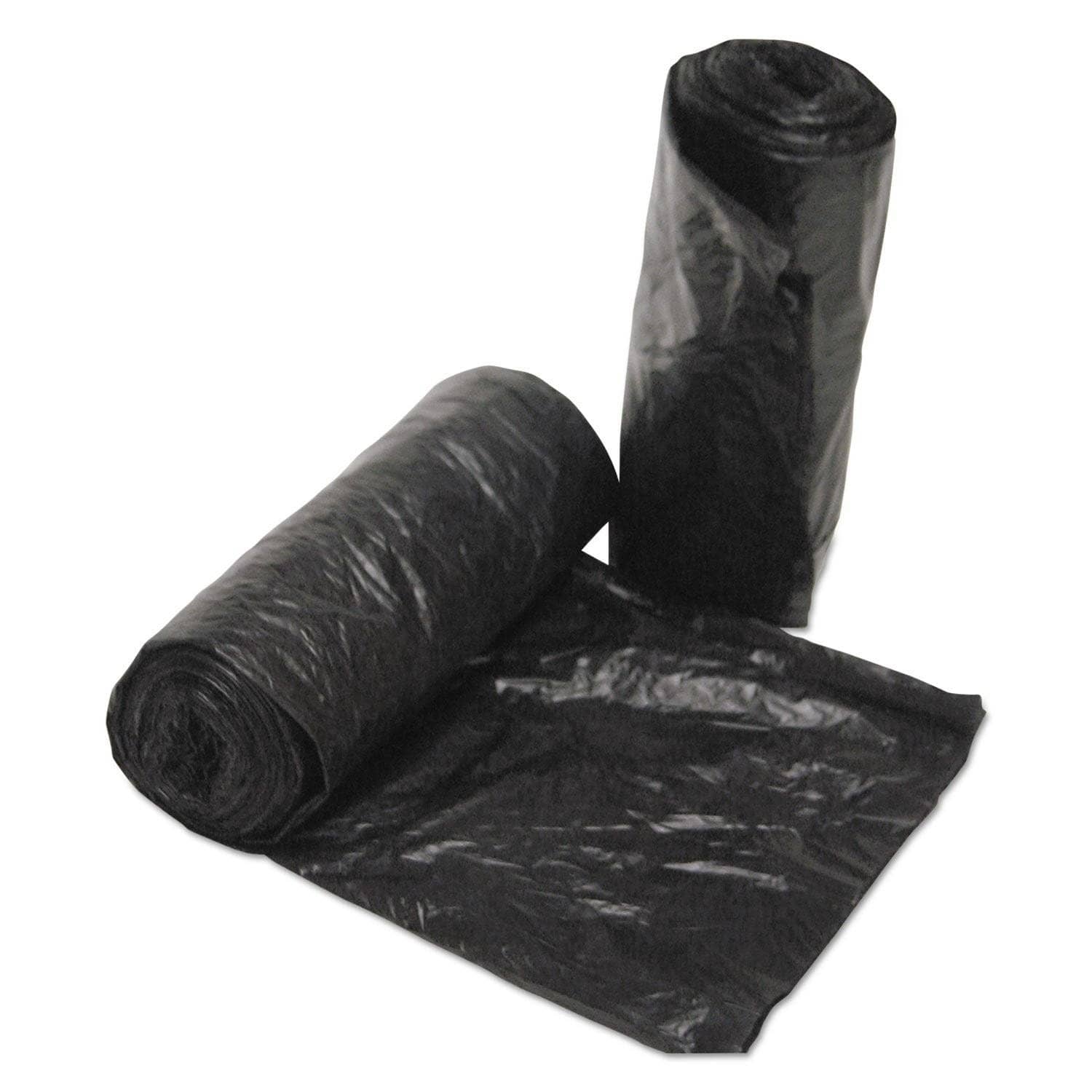 FlexSol Low Density Black Can Liners, 2.4 Mil, 38x58, 100/Carton - ESX3858GATS