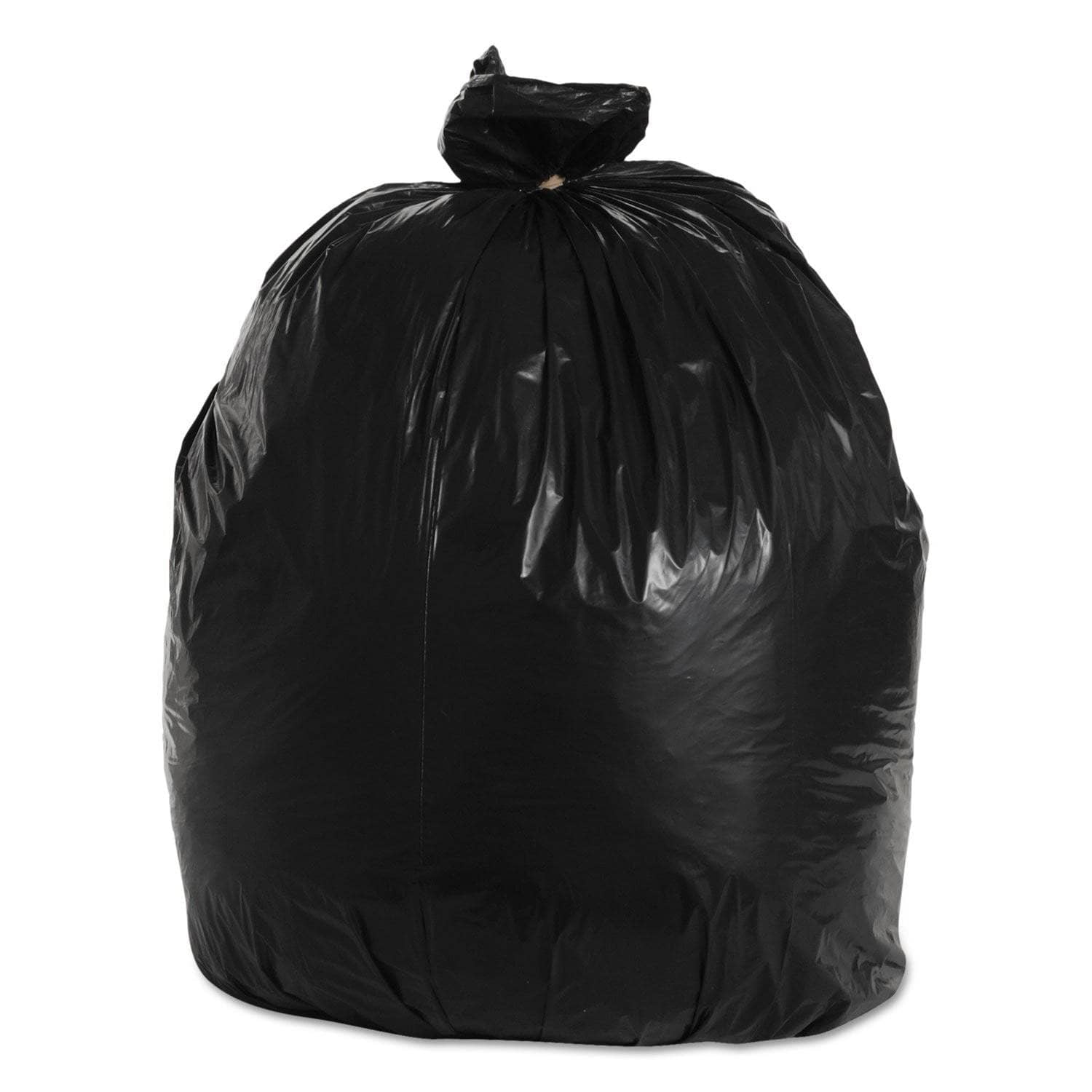 Boardwalk 33 Gal, 1.2 Mil, 33 X 39 Black Low - Density Repro Can Liners, 100/Carton - BWK516