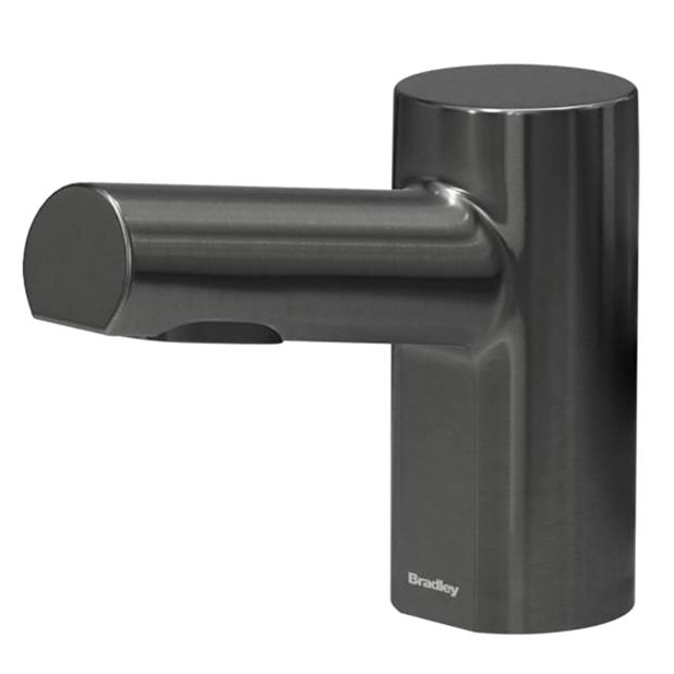 Metro Series Touchless Counter Mounted Sensor Foam Soap Dispenser in Brushed Black Stainless - Bradley (6 - 3300) RFM - BB