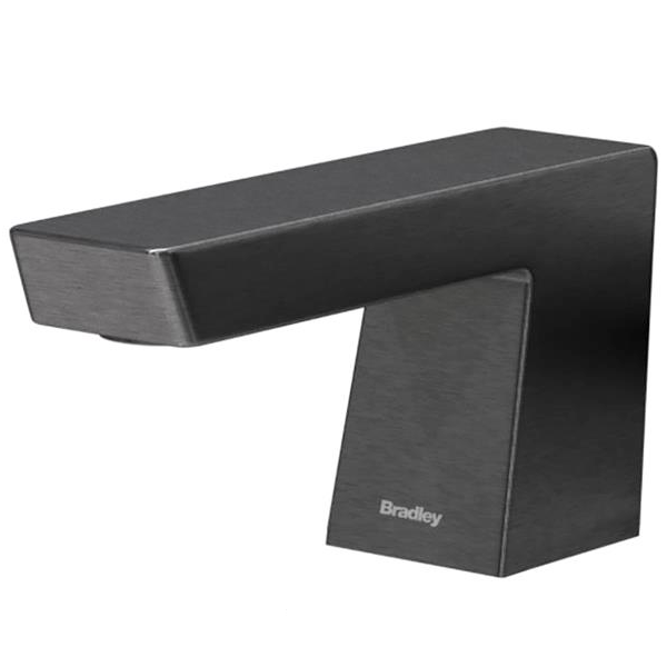 Brushed Black Stainless Steel Zen Series Touchless Counter Mounted Sensor Foam Soap Dispenser - Bradley (6 - 3700) RFM - BB