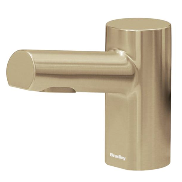 Metro Series Bradley (6 - 3300) RFT - BR Touchless Counter Mounted Sensor Foam Soap Dispenser with Brushed Brass Finish