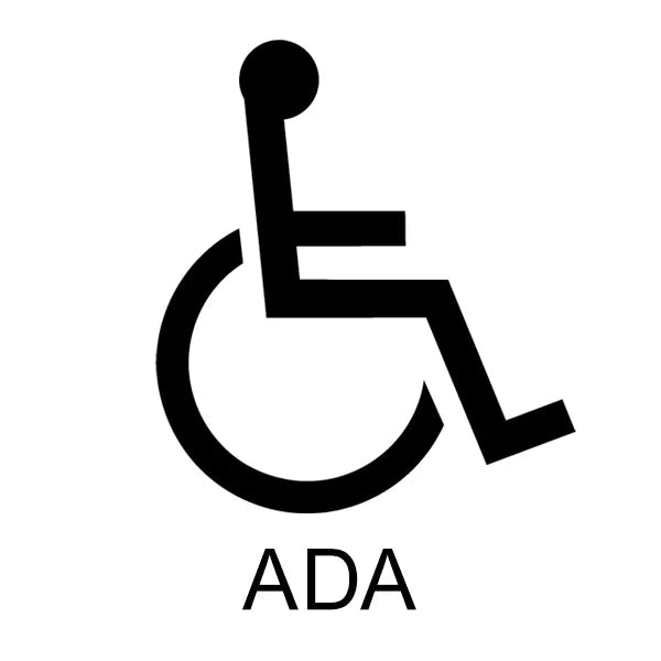 ASI Global Phenolic Toilet Partition for ADA Compliance - Single Between Wall Compartment (60 Inches Wide x 61-1/4 Inches Deep) BWADA