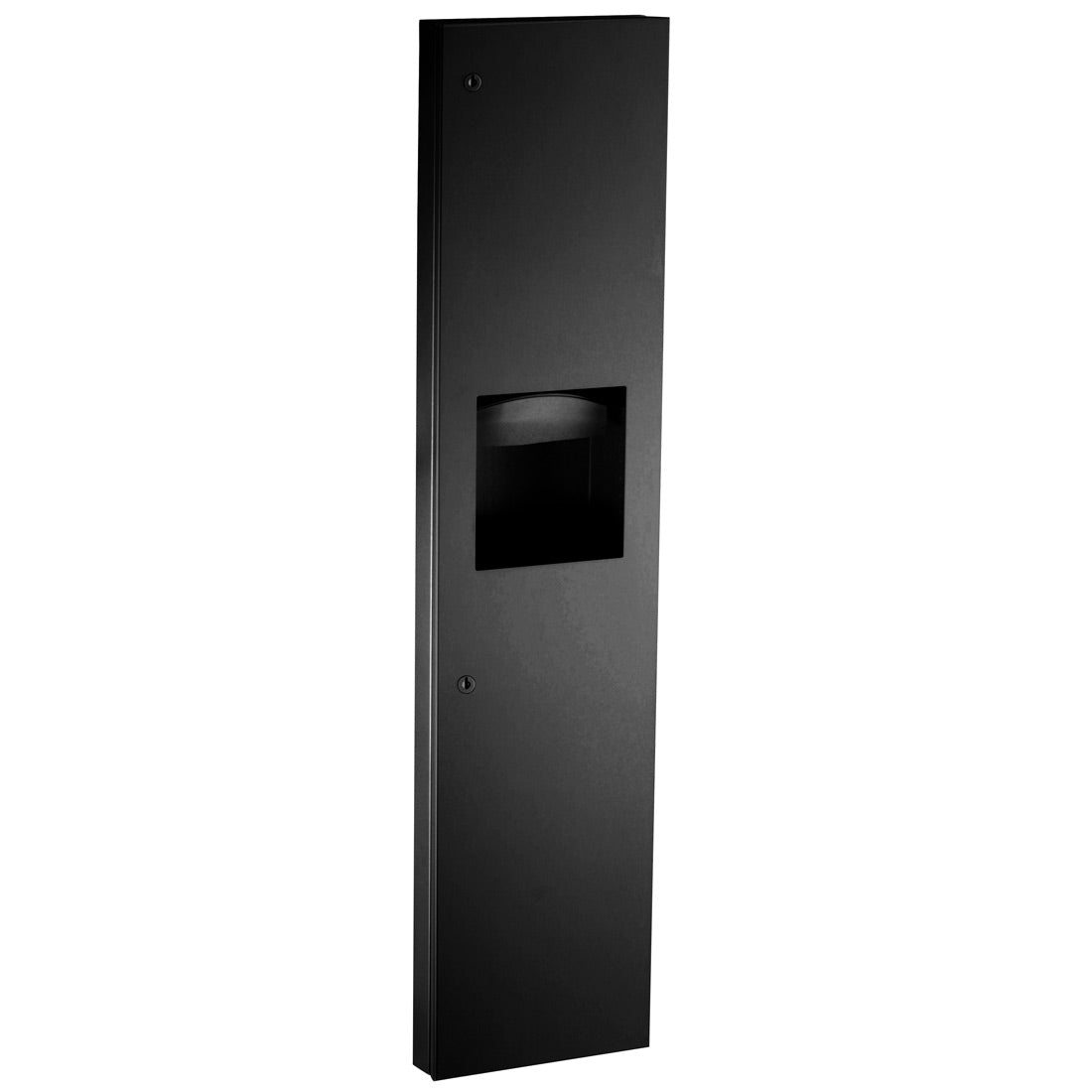 Bobrick 38032.MBLK Towel Dispenser and Waste Container in Elegant Matte Black Finish