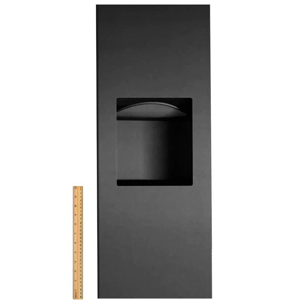 Bobrick Matte Black 36903.MBLK Paper Towel Dispenser with Waste Receptacle