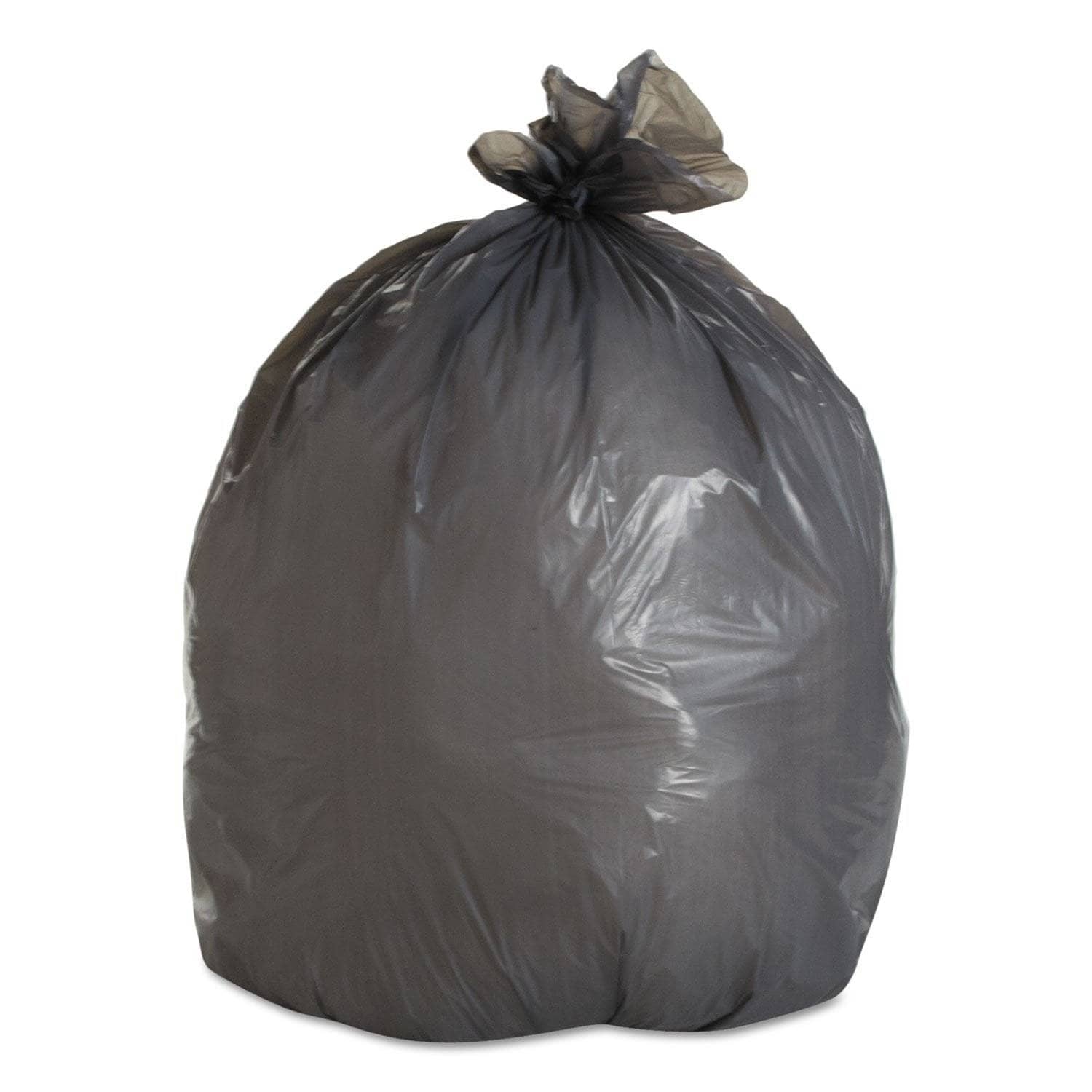 Boardwalk 30 Gal Gray Low-Density Waste Can Liners, 0.95 Mil, 30 X 36, 100/Carton - BWK3036SH