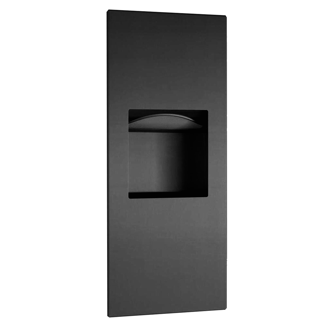 Bobrick Matte Black 36903.MBLK Paper Towel Dispenser with Waste Receptacle