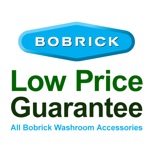 Bobrick 38033 Recessed Combination Unit for Towel Dispensing, Hand Drying, and Waste Disposal