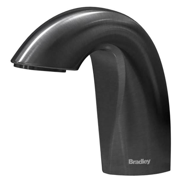 Crestt Series Bradley 6 - 3100 RFT - BB Touchless Sensor Soap Dispenser in Brushed Black Stainless