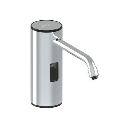ASI 0335-B Bright Stainless Vanity Mount Auto Foam Soap/Hand Sanitizer Dispenser (Batt./AC), 50.7 oz.
