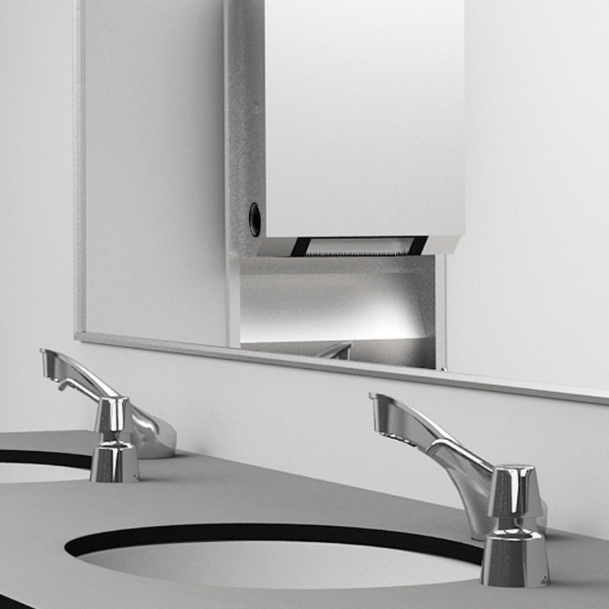 Bobrick B - 8231 Manual Foam Soap Dispenser for Counter - Mounted Use