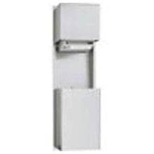 ASI 046924A-9 Surface-Mounted Stainless Steel Automatic Commercial Paper Towel Dispenser & Waste Receptacle