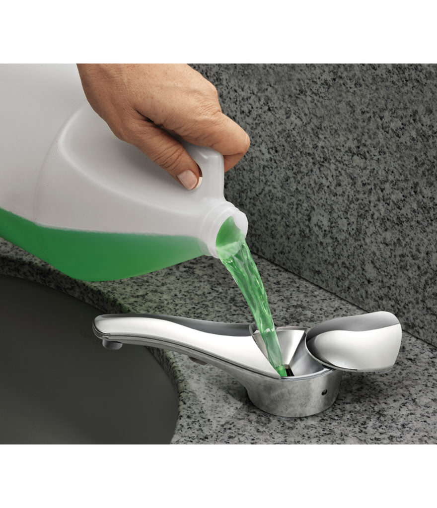 Bobrick B-828 Chrome Top-Fill Bulk Foam Countermount Automatic Soap Dispenser