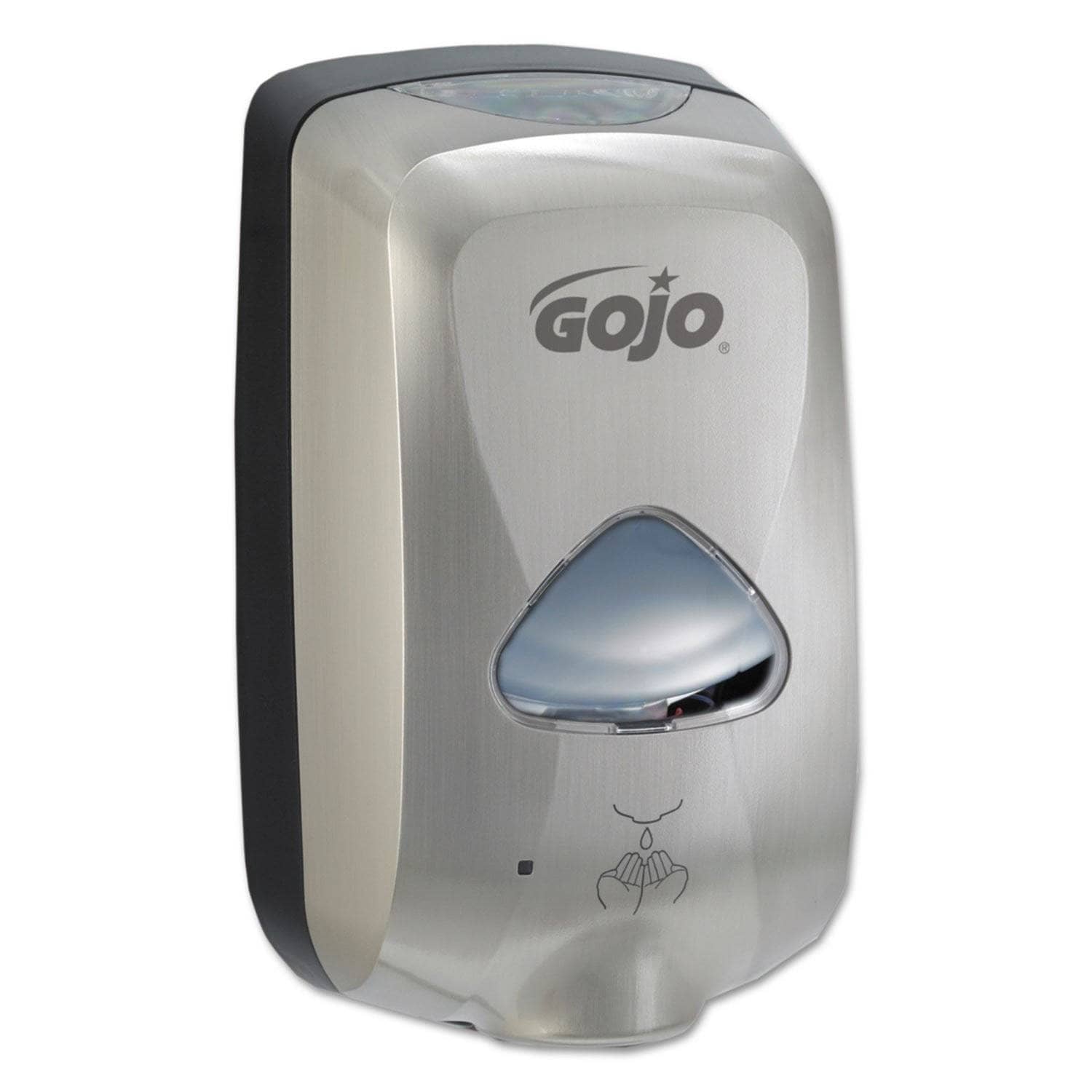Gojo TFX 1200 Ml Touch-Free Foam Soap Dispenser with Nickel Finish, Dimensions 6.4 X 4.3 X 10.5 - GOJ278912