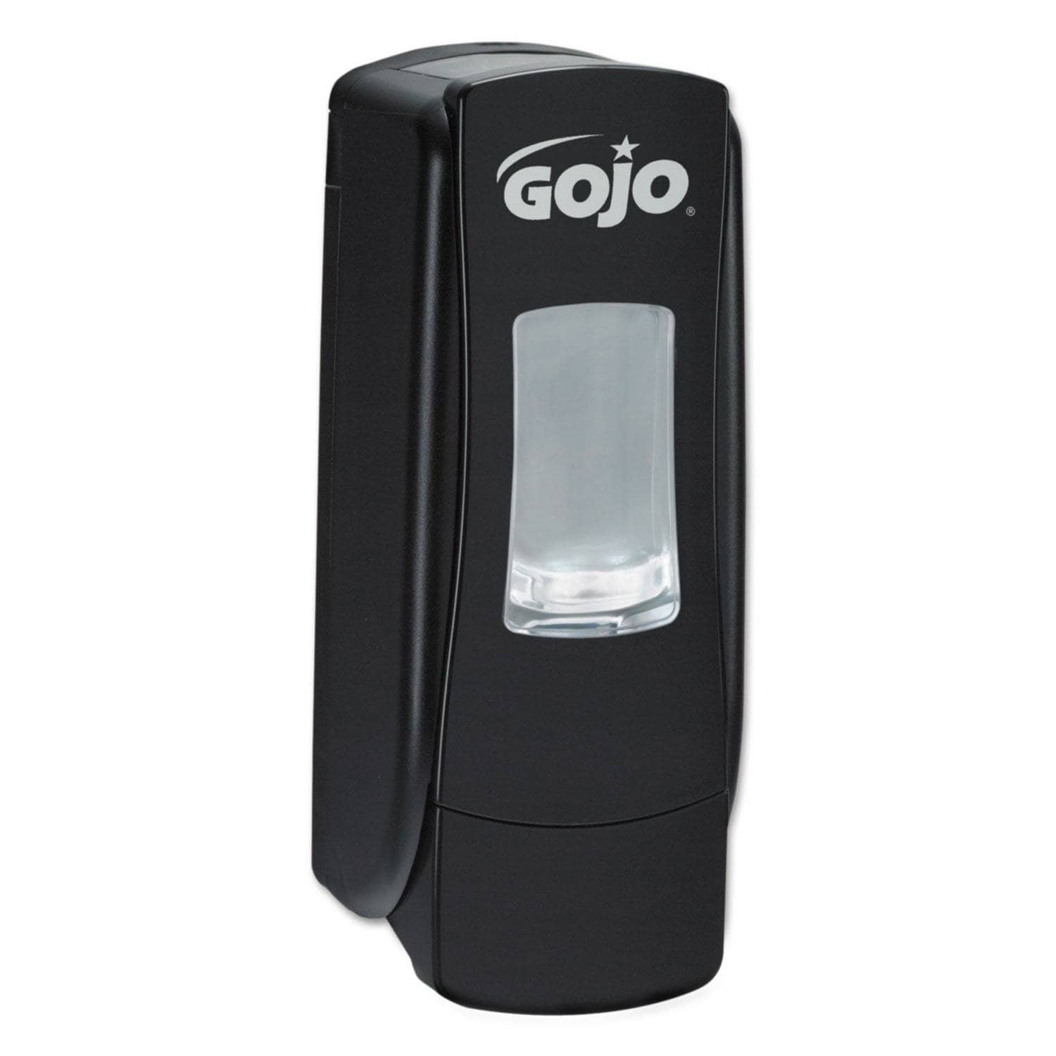 Black GOJO ADX-7 700 mL Compact Foam Soap Dispenser, 9.8 X 3.94 X 3.7