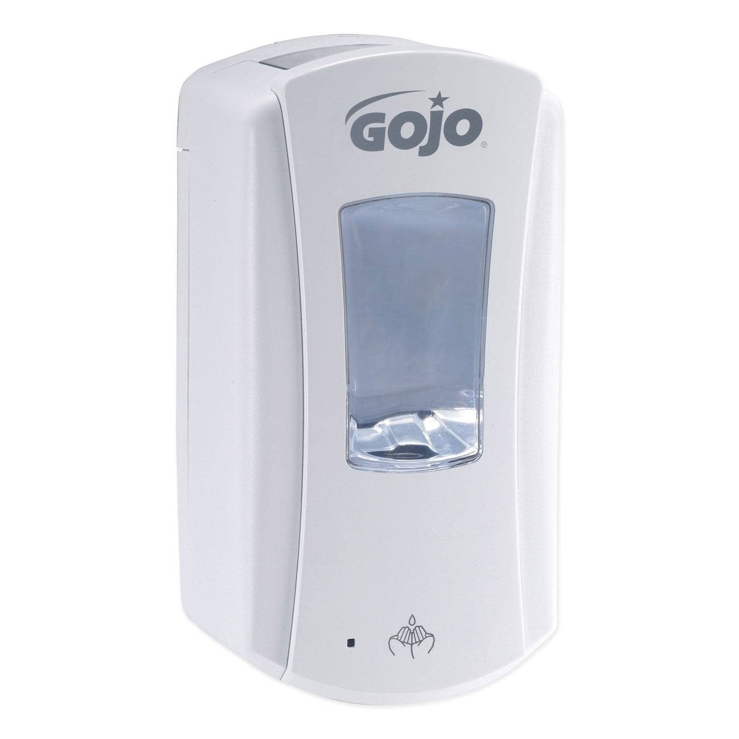 Gojo LTX-12 White/White Touch-Free Foam Dispenser with 1200 Ml Capacity, Dimensions 5.75 X 3.33 X 10.5 - GOJ198004